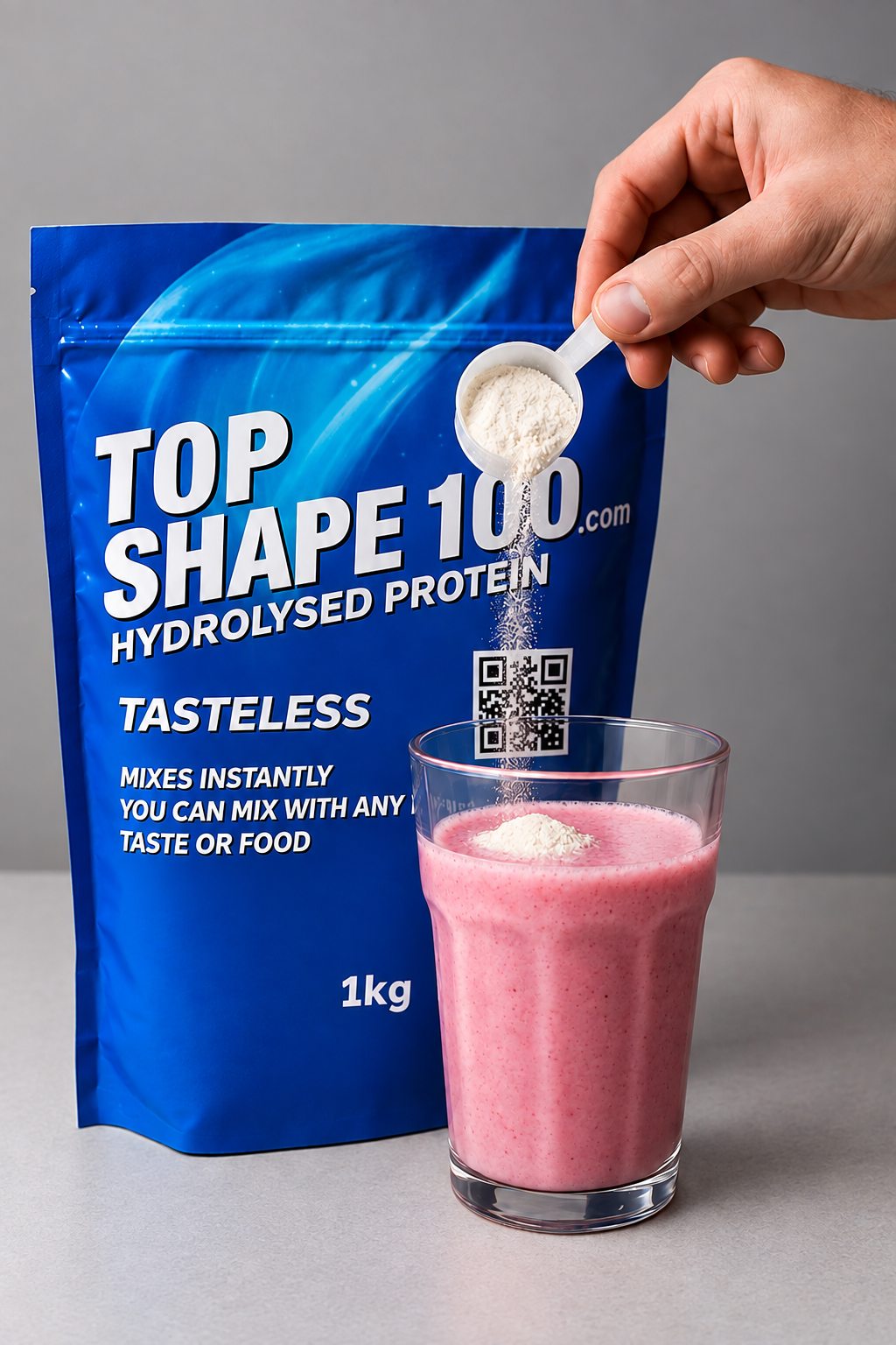 Hydrolysoitu kollageeniproteiini 1 kg | TopShape100